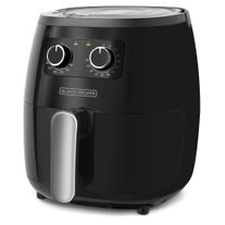 Freidora de Aire Black+Decker Extra grande 5L Fríe sin aceite asa y hornea HF5005B