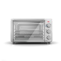 Horno freidor de aire Black+Decker 2 en 1 Hornea y fríe con aire TO3217SS-LA