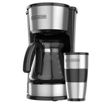 Cafetera Black + Decker 4 en 1,  5 Tazas, Filtro CM0755S