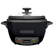 Olla Arrocera Black+Decker 14Tazas Tapa de Vidrio y Vaporera RC514B