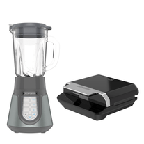 Combo Hogar Black+Decker Licuadora + Sanduchera BL1516-2MDLA+SM602F-1BDLA
